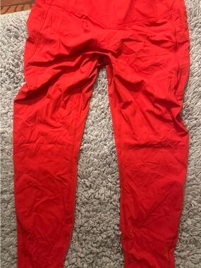 HALARA Red Full-Length Leggings